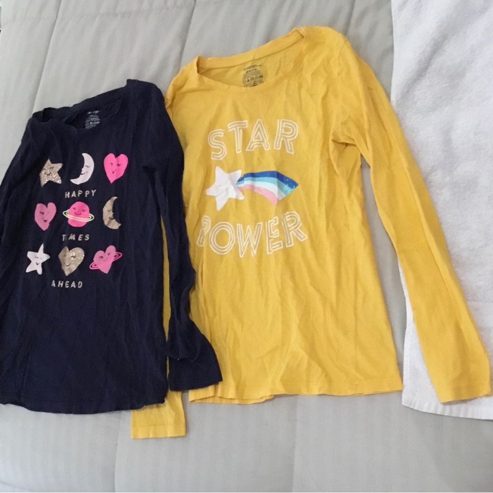 Girls long sleeve tops